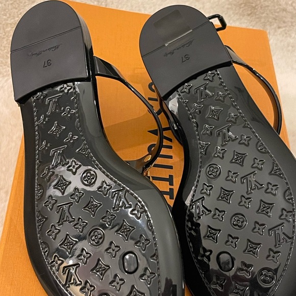 Louis Vuitton Bikini Flat Sandals Black New - Picture 5 of 11